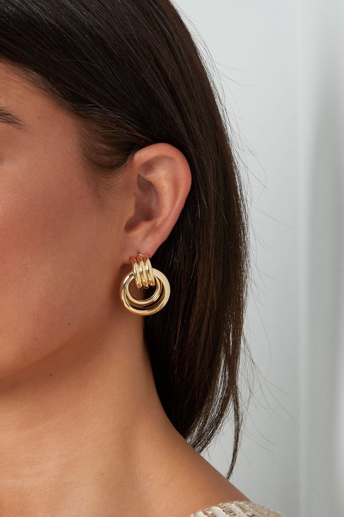 goude classy oorbellen