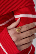 ring met dubbele hart