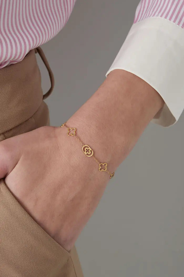 must-have armband met klavertjes