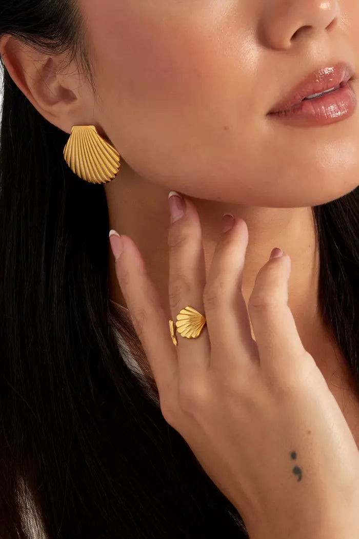 Shell Statement Earrings LivLux