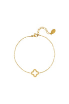 clover armband met zirkonia
