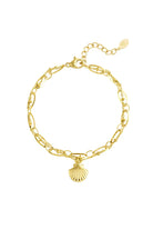 Yehwang bedel armband met schelp
