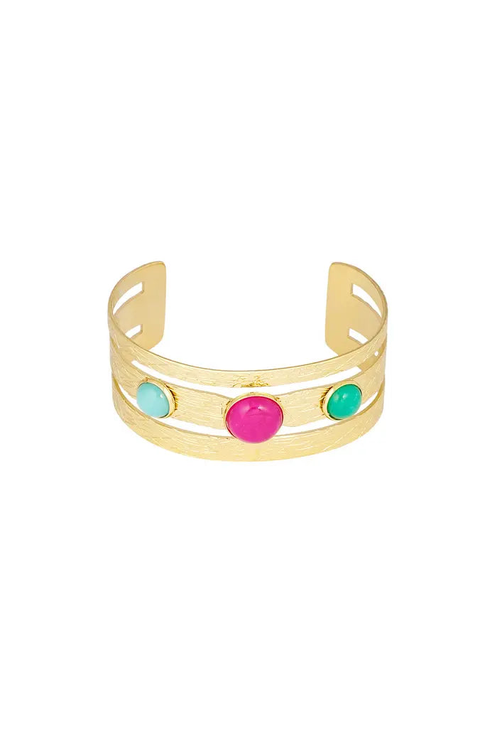 kleurrijke slaven armband