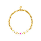 bedel armband met de kralen amour